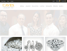 Tablet Screenshot of cavesjewelryinc.com